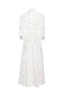 Vestido Camellia & Lilies Shirt Ivory Gold
